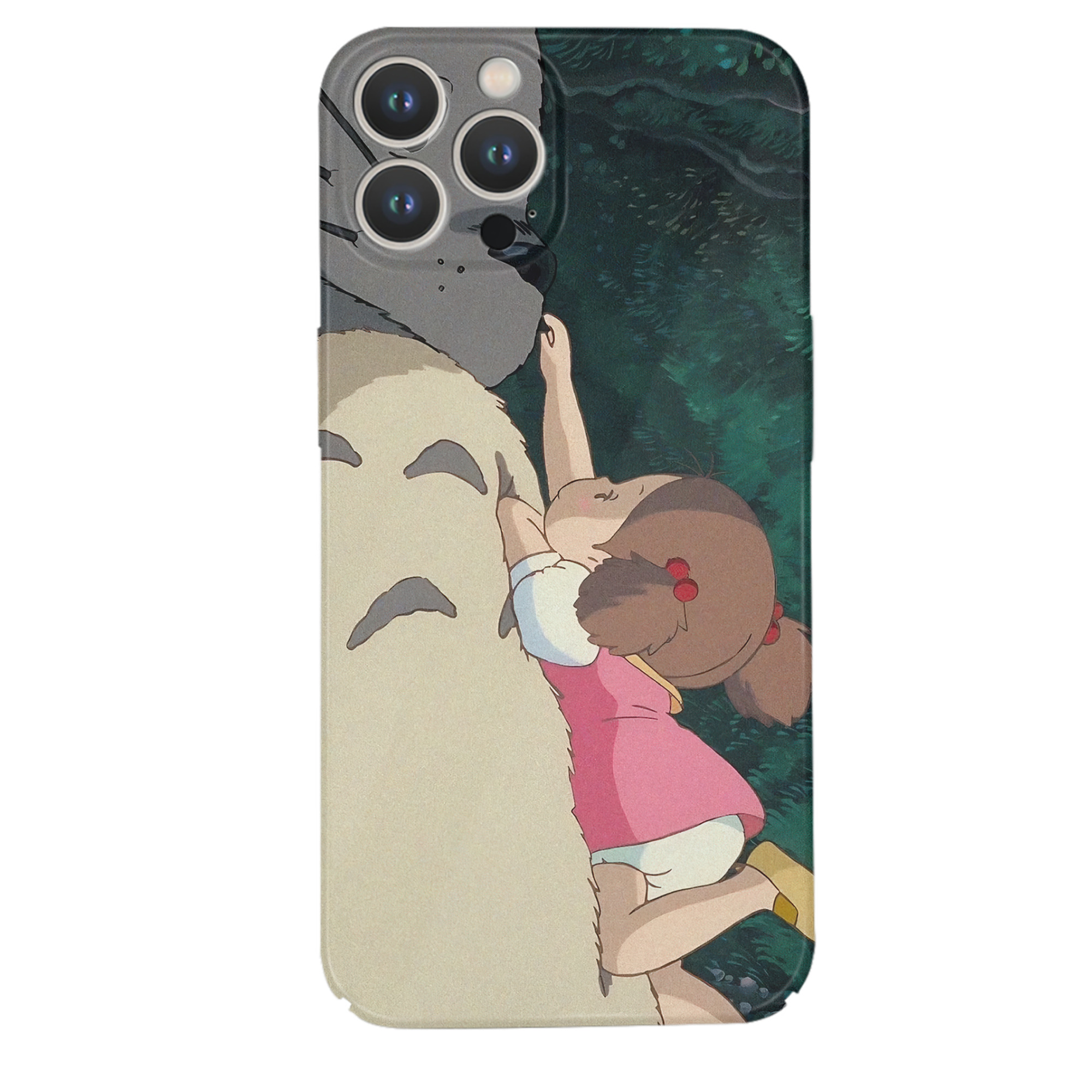 （画像用） となりのトトロ 草壁メイ 草壁サツキ My Neighbor Totoro Satsuki Kusakabe Mei Kusakabe 【iPhone 14シリーズ対応】ハードケース